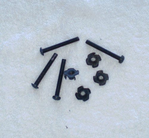 Steel 39mm x 4.75mm Diameter BOLT With CLAW NUT (T-Nut) (4 Pack) NEW Old Stock