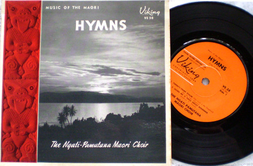 World Vocal - THE NGATI-PAMUTANA MAORI CHOIR Hymns Sung In Maori 7" EP Vinyl (NZ) 1960