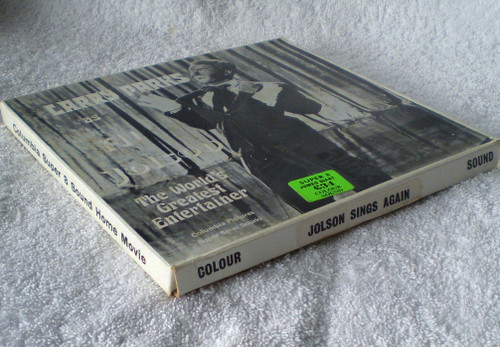 (1949) LARRY PARKS As Al Jolson (Jolson Sings Again)  400' Single Reel Super 8 Colour Film With Sound (Original Box)