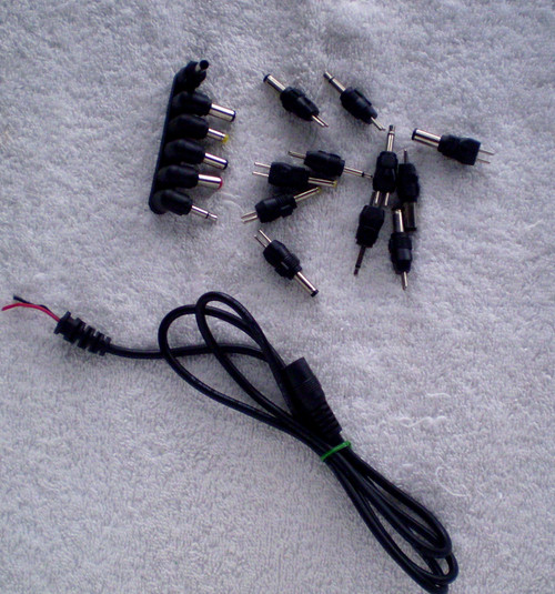 LOW VOLTAGE Lead Terminated With 2 Pin Female Socket  Plus Multiple DC AC Plugs