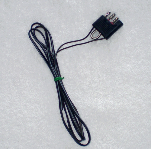 1970's Communications Equipment  4 Bullet Pin POWER+SPEAKER  CONNECTOR (3 Pins Male 1 Pin Female) With Power Lead