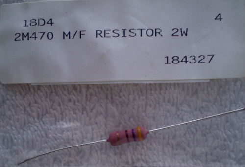 PHILIPS PR02 470R Ohm 2W 5% Metal Film Resistor (NEW Old Stock)