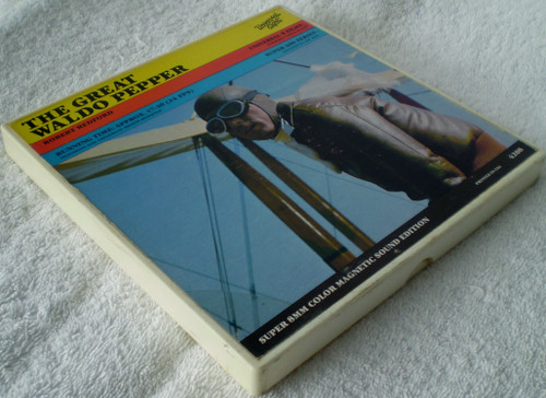 1975 THE GREAT WALDO PEPPER (Robert Redford) Selected Scenes (Super 8 Colour Film With Sound  & Original Case)