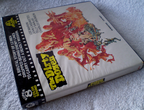 1967 THE DIRTY DOZEN (Lee Marvin John Cassavetes Telly Savalas & Charles Bronson) M-8 MGM Pictures Home Movies (Selected Scenes) Super 8 Colour Film With Sound (Original Case)