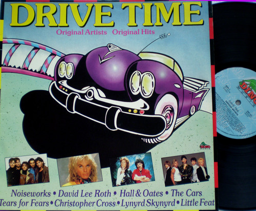Pop Rock - DRIVE TIME (Original Hits Compilation Original Artists) Vinyl 1984 ISSUES!