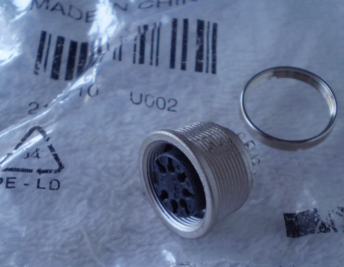 AMPHENOL (UK)  Industrial 5 Pole DIN Female Panel Mount Socket (R-S Part# 486-167) NEW Old Stock