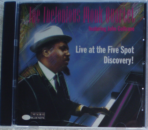 Hard Bop Jazz - THE THELONIOUS MONK QUARTET Ft. JOHN COLTRANE Live At The Five Spot Discovery! CD 1993