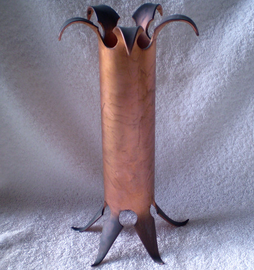 METAL ART (Or A Source Of Base Metal) "The Thing" Solid Copper Upright Standing Tube!