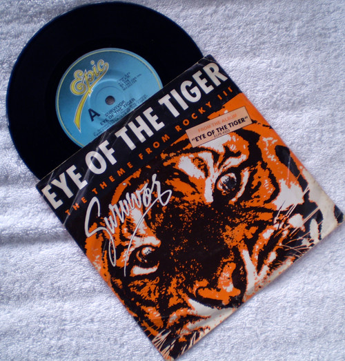 Classic Arena Rock - SURVIVOR Eye Of The Tiger (Theme From Rocky III Motion Picture) 7" Vinyl 1982