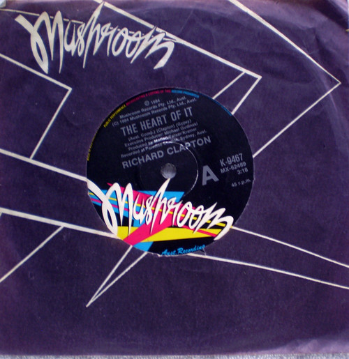 Pop Rock - RICHARD CLAPTON The Heart Of It 7" Vinyl 1984