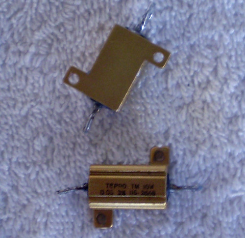 TEPRO (USA) 0.05 Ohm (50 mΩ) 3% 10W Aluminium Housed Chassis Mount Power Resistor USED Tested
