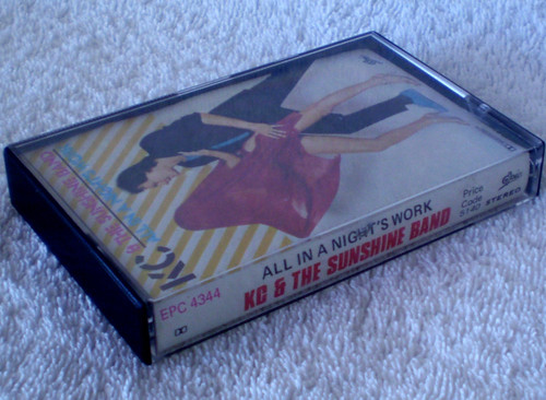 Disco Pop - KC & THE SUNSHINE BAND All In A Night's Work Cassette 1982