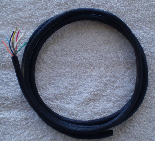 6 Core Plus Single Channel Shielded Audio Communications Cable Offcut 135cm Length No Connectors