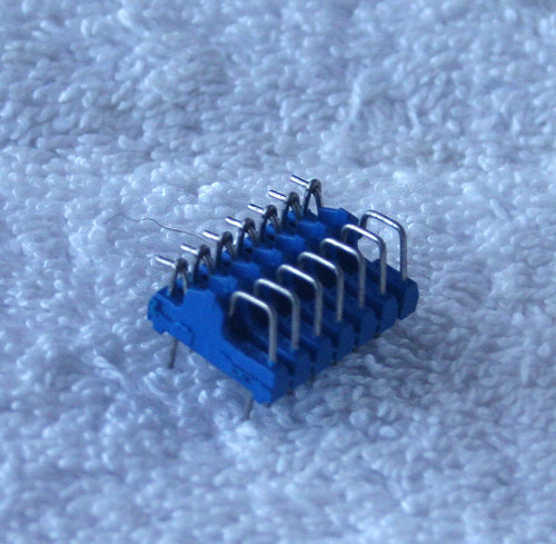 7 Way DIL HOOK TERMINAL Block For PCB Mount Or IC Socket Insertion NEW Old Stock