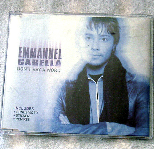 Pop Rock - EMMANUEL CARELLA Don't Say A Word CD Single 2003 