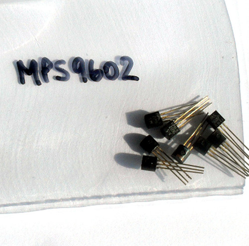 Small signal MPS9602 TO92 transistors gold leads