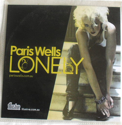 Jazz Rock - PARIS WELLS Lonely Promotional CD Single (Plastic Sleeve) 2008