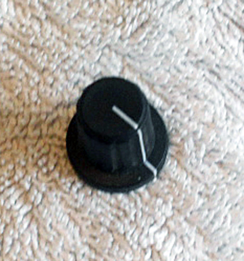 Professional Collet Knobs - Smoky Black 6mm shaft & 20mm diameter