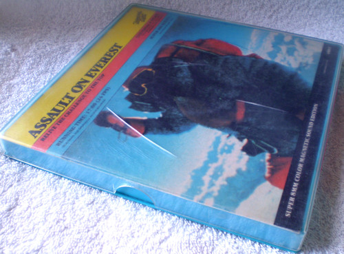 ☑ ASSAULT ON EVEREST 1976 (To The Top Of The World) #4801 Universal 8 400' Single Reel Super 8 Colour Film With Sound (Original Case)