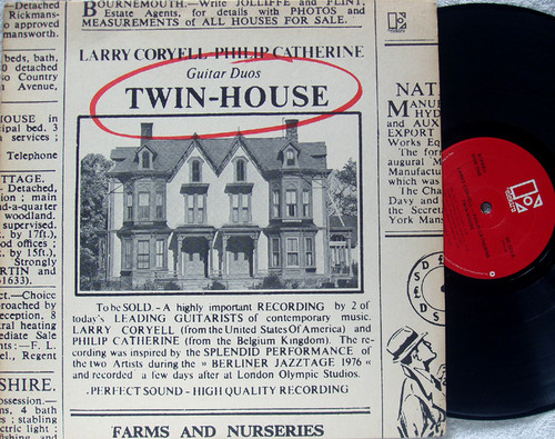 Bluesy Jazz - CORYELL & CATHERINE Twin-House Vinyl 1977