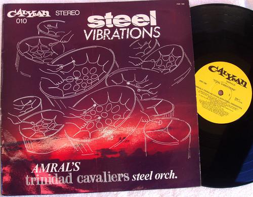 Steel Percussion Calypso - AMRAL'S Trinidad Cavaliers Steel Vibrations Vinyl 1973