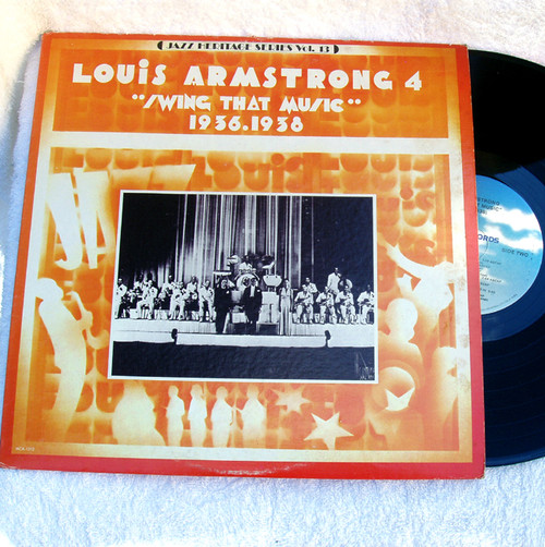 Swing  Jazz - Louis Armstrong 4 (Satchmo) Swing That Music  Vinyl 1980