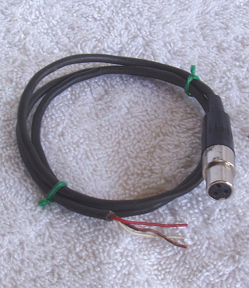 MINI XLR Female Plug with 50cm audio tail