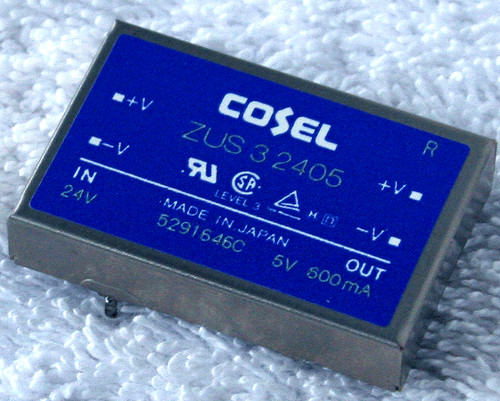 COSEL (Japan) ZUS 3 2405 DC-DC Converter PCB Module (18-24V In 5V @ 600mA Out) USED Tested