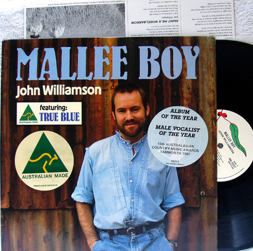 Country Folk - JOHN WILLIAMSON Mallee Boy  Vinyl 1986