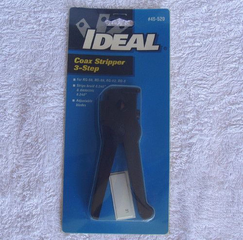 IDEAL Coax Stripper Tool #45-520 NEW Old Stock