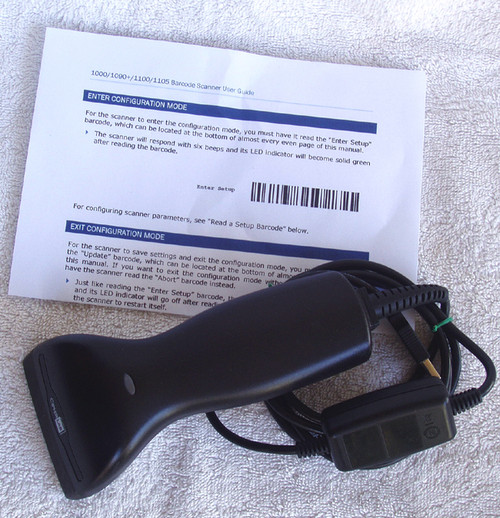 CipherLab 1000 Handheld Contact Barcode Scanner - As New