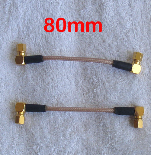 Right-Angle SMP Interconnect Cable 3Ghz Mil Spec 80mm Used