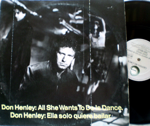 Synth Pop - DON HENLEY All She Wants To Do Is Dance (Extended Dance Remix) 12" Vinyl 1985