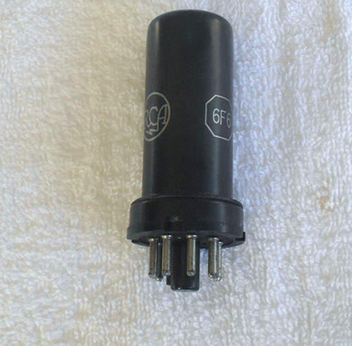 RCA 6F6 (Audio Output Pentode) Valve Tube (Metal Envelope NOS)