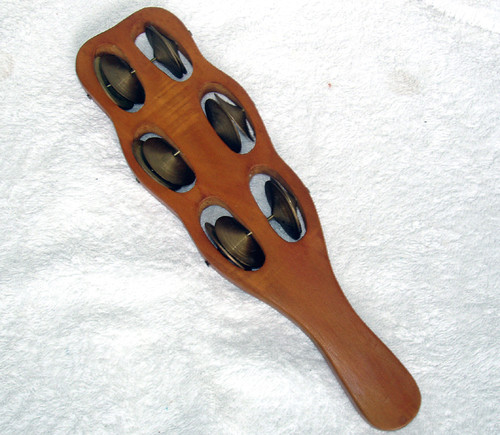 Hand musical instrument - Tambourine or Jingle  Stick