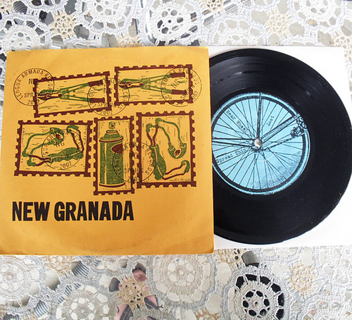 Hard Rock - NEW GRANADA Fighting The Demons Vinyl 7" EP 2002