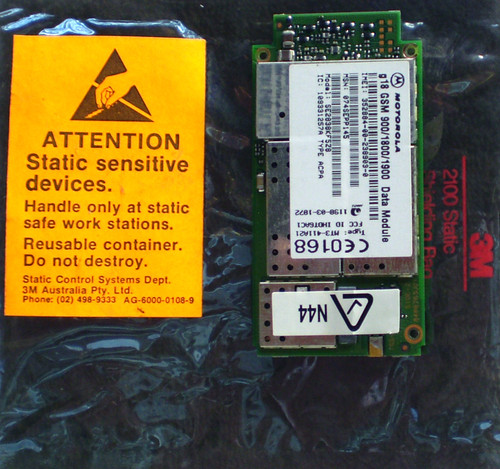 MOTOROLA G18 GSM Data Network Module (CDMA-GPRS 900/1800/1900MHz ) With Interconnect Coaxial Lead NEW Extracted From Unused Communications Equipment