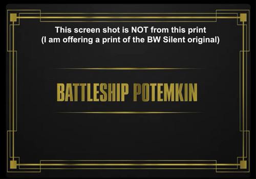 ☑ BATTLESHIP POTEMKIN 1925 (Sergei Eisenstein) Russian Groundbreaking Production Techniques And Storyline 4x 400' Reels Super 8 Black & White Silent