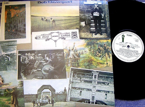Folk - BOB DAVENPORT Postcards Home Vinyl 1977
