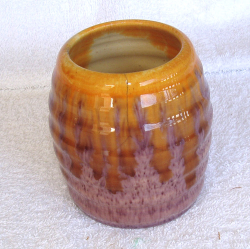 REMUED small vase 1941-1955 Orange/Earth Brown Shape 37