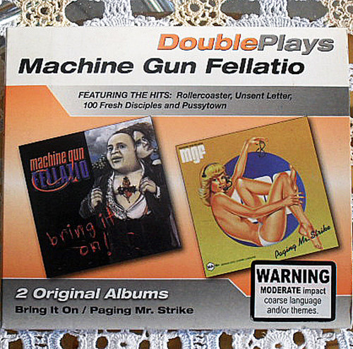 Machine Gun Fellatio - Twin CD - Bring It on/Paging Mr Strike 