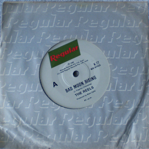 Pop - THE REELS Bad Moon Rising Vinyl 7" 1986