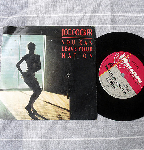 Pop Rock  -  JOE COCKER  You Can Leave Your Hat On  Vinyl 7" 1986