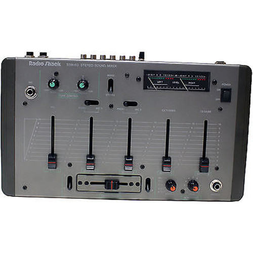 1990's Radio Shack SSM-60 VU Meters & mounting hardware 