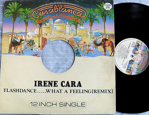 Disco - IRENE CARA Flashdance What A Feeling (Remix) 12" Vinyl 1983