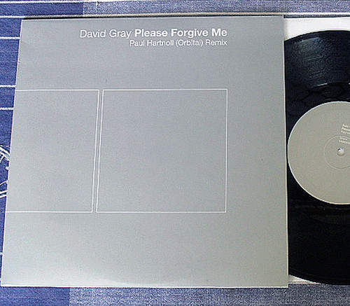Tech House - DAVID GRAY (Orbital Remixes) Please Forgive Me 10" Promo Vinyl 