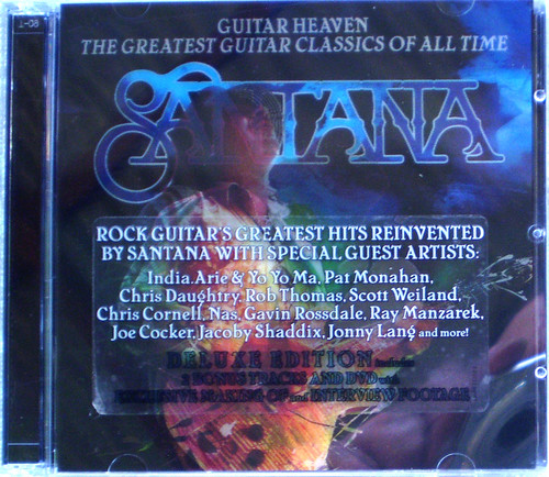 Soft Pop Classic Rock - SANTANA GUITAR HEAVEN The Greatest Guitar Classics Of All Time (Deluxe Edition)  CD & DVD 2010
