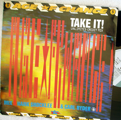 Electro Pop Rap - Age Of Chance Take It!  Vinyl 1988
