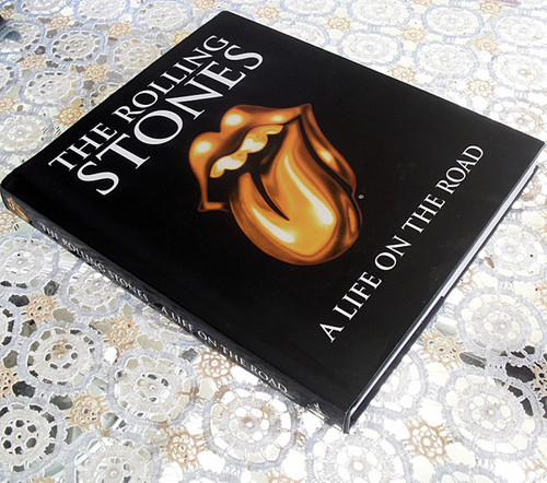 Hardcover Music Book - The Rolling Stones A Life On The Road 1998