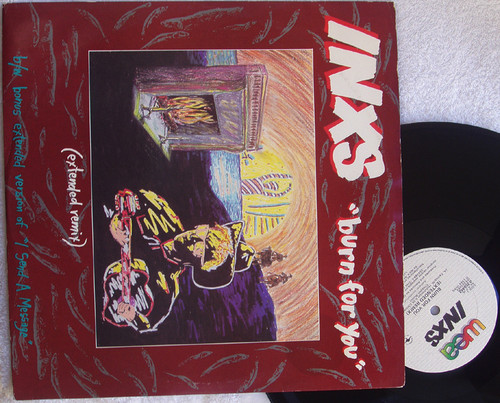 Pop Rock  - INXS Burn For You 12" Remix Vinyl 1984